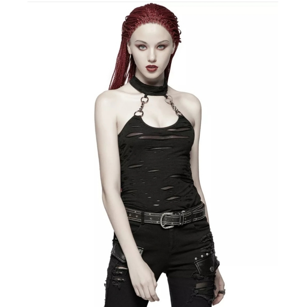 NWT Punk Rave Dieselpunk Apocalypse Top